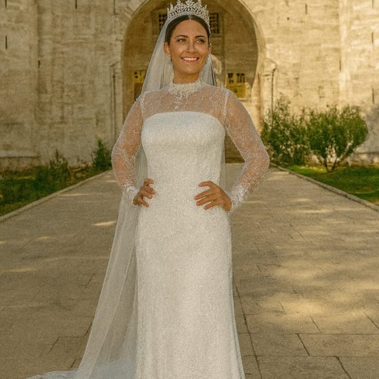 Balık Model Komple Dantel Gelinlik